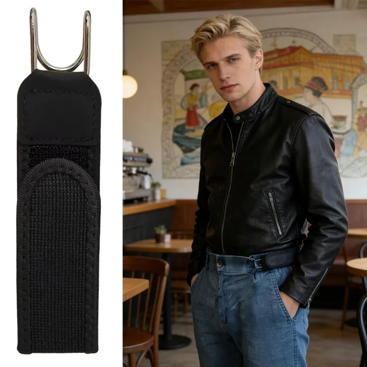 1 BUCKLE-FREE BELT - NO BULK - CLEAN