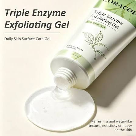 Coracode Triple Enzyme Exfoliating Gel with Green Tea