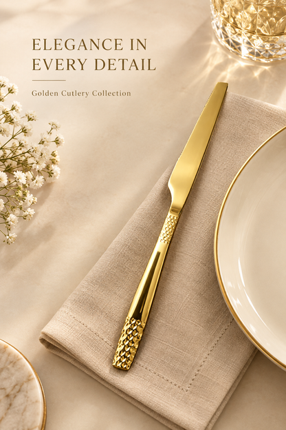 Golden Knife Set of 6 – Make Every Meal Special