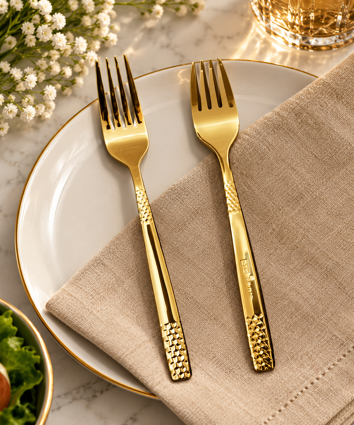 6 Golden Fork Set  – Make Every Meal Special