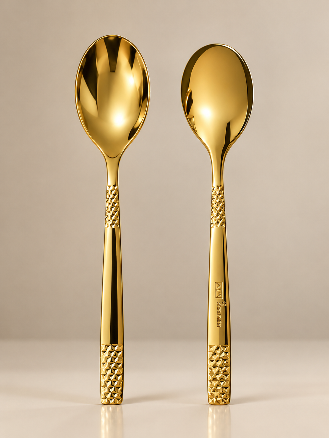 6-GOLDEN SPOON – Electroplated-Luxury in Every Bite