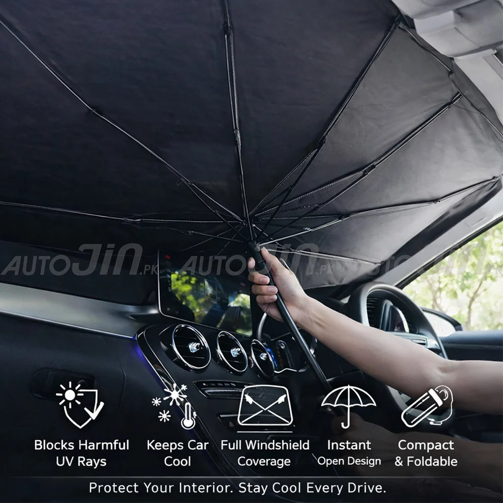 Car Sunshade Umbrella Foldable Auto Front Window Sunshade
