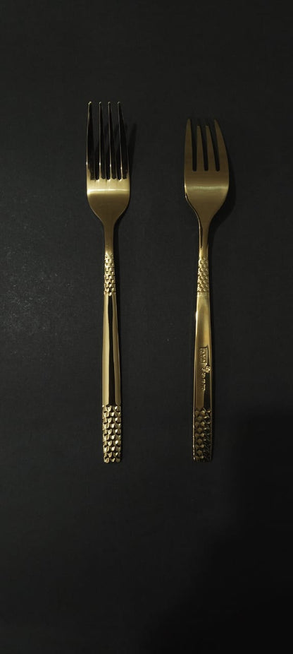 6 Golden Fork Set  – Make Every Meal Special